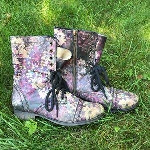 Steve Madden Watercolor Troopa Combat Boots